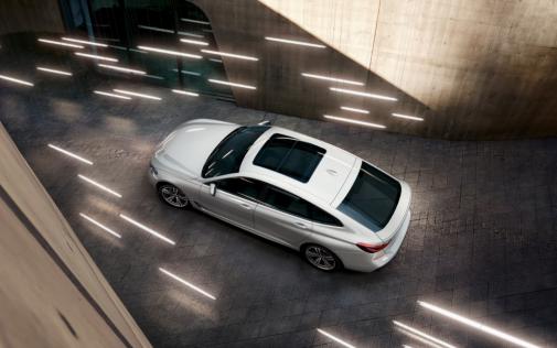 Bild des neuen BMW 6ers bei B&K von oben