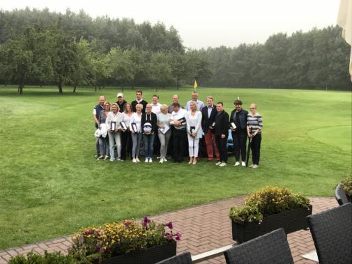 Bild der Sieger beim Golfcup 2017 von B&K in Detmold