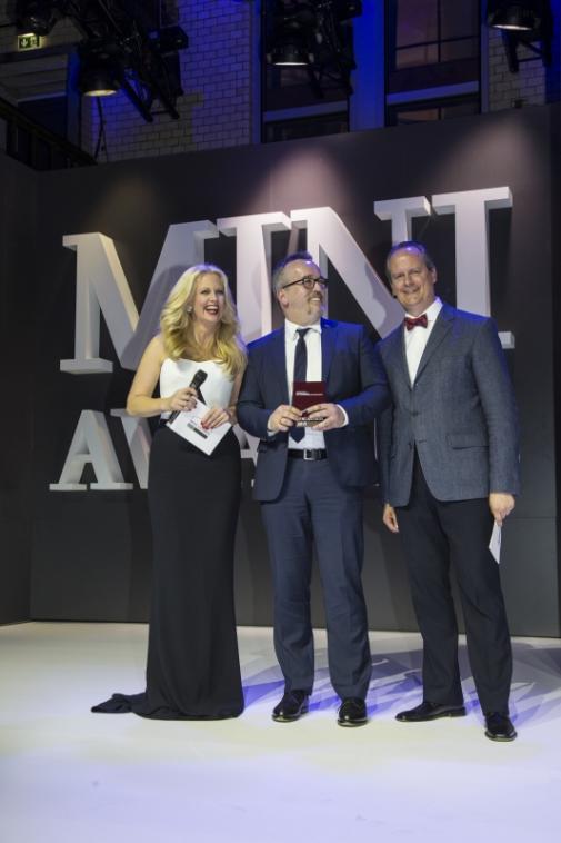 Bild der Preisverleihung beim MINI Award 2015