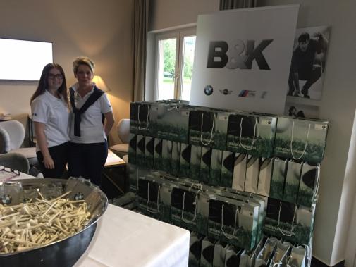 Bild der Preise beim Golfcup 2017 von B&K in Detmold